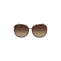 Bottega Veneta Round Frame Sunglasses — Brown