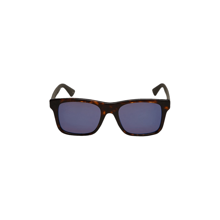 Gucci Square Frame Sunglasses — Brown