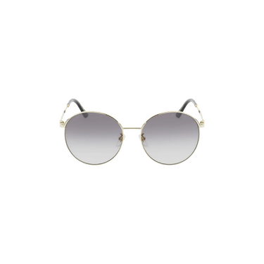 Gucci Round Frame Sunglasses — Gold