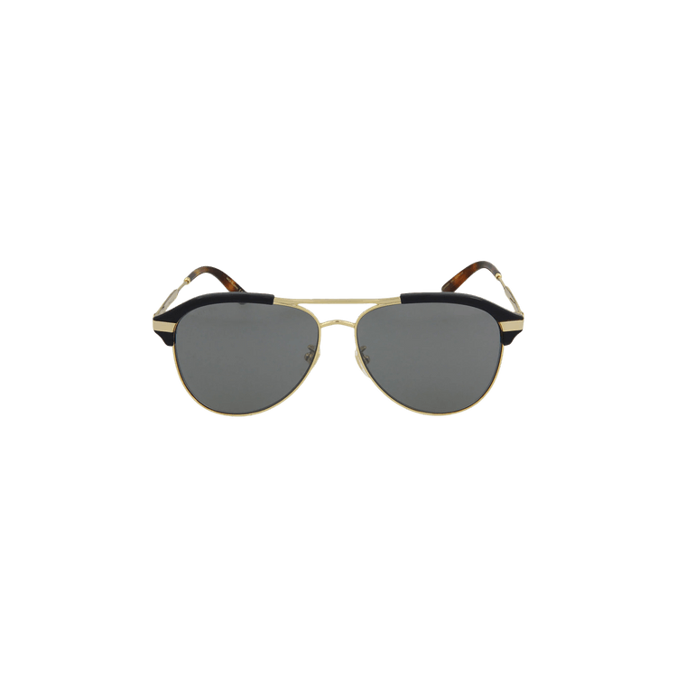 Gucci Aviator Sunglasses — Black