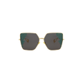 Gucci Square Frame Sunglasses — Gold