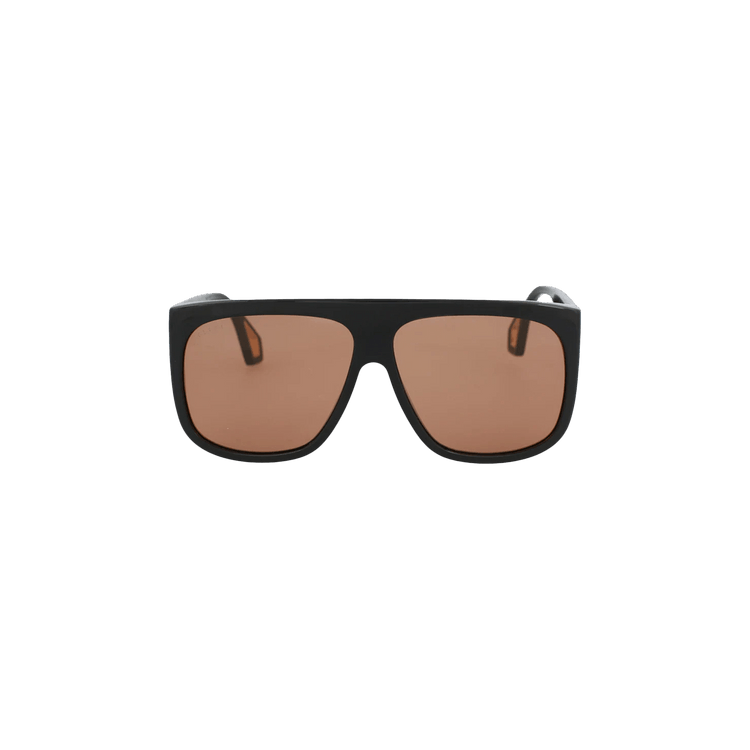 Gucci Aviator Injection Sunglasses — Black