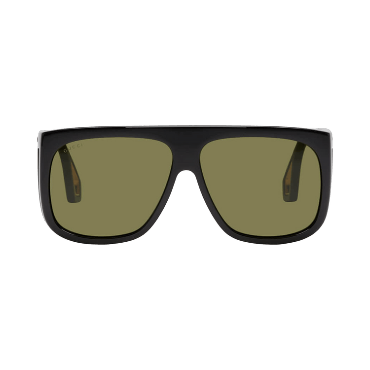 Gucci Aviator Injection Sunglasses — Brown