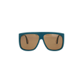 Gucci Square Frame Injection Sunglasses — Blue
