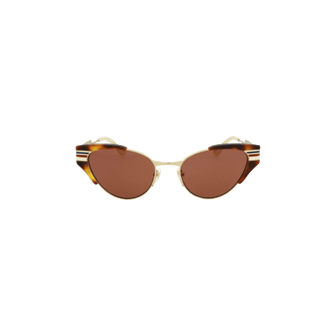 Gucci Cat Eye Frame Sunglasses — Brown