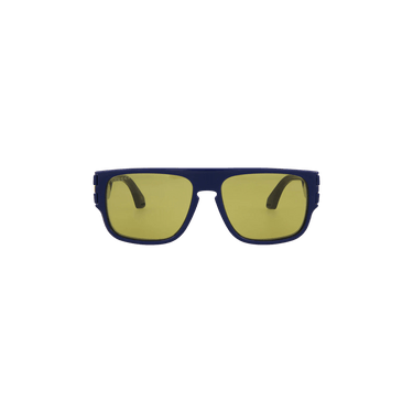 Gucci Square Frame Injection Sunglasses — Blue