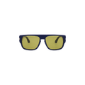 Gucci Square Frame Injection Sunglasses — Blue