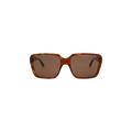 Gucci Square Frame Sunglasses — Brown