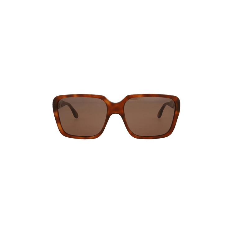Gucci Square Frame Sunglasses — Brown
