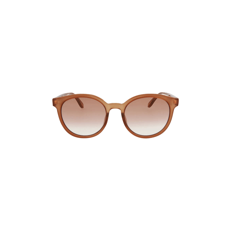 Gucci Round Frame Injection Sunglasses — Brown