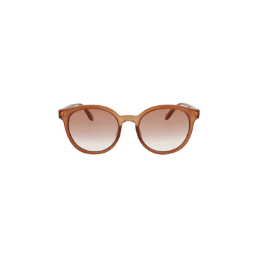 Gucci Round Frame Injection Sunglasses — Brown