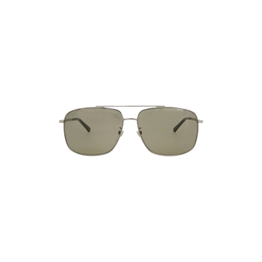 Gucci Aviator Sunglasses — Silver