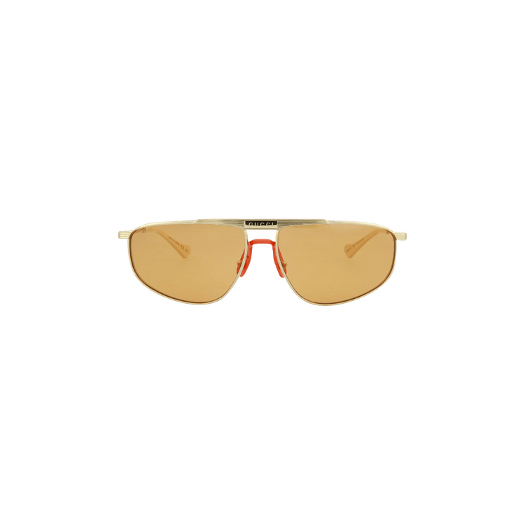 Gucci Aviator Sunglasses — Gold