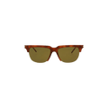 Saint Laurent Square Frame Sunglasses — Brown