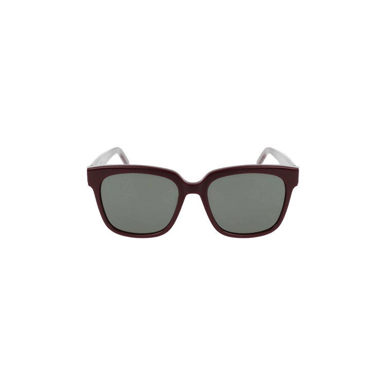Saint Laurent Square Frame Sunglasses — Red