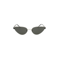 Saint Laurent Cat Eye Frame Sunglasses — Silver