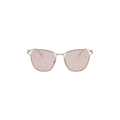 Alexander McQueen Square Frame Sunglasses — Gold