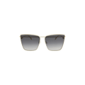 Alexander McQueen Cat Eye Frame Sunglasses — Gold