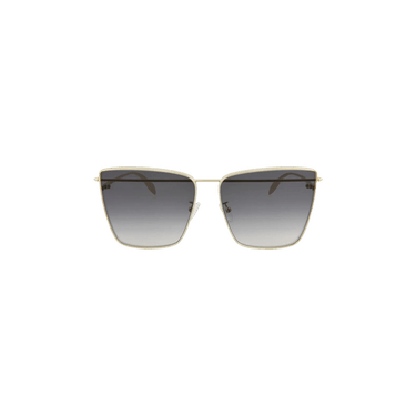 Alexander McQueen Cat Eye Frame Sunglasses — Gold
