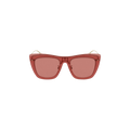 Alexander McQueen Square Frame Sunglasses — Orange