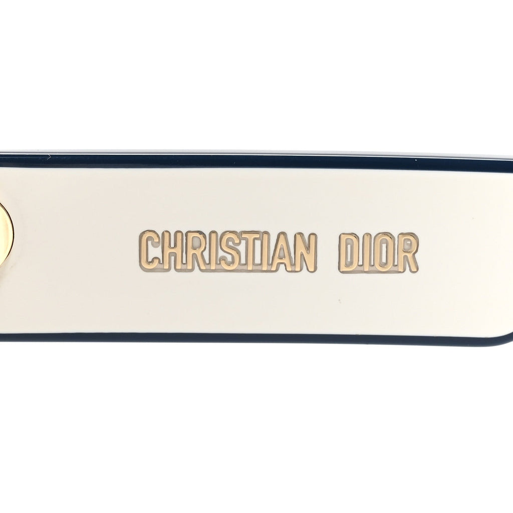 Dior Square Sunglasses — White