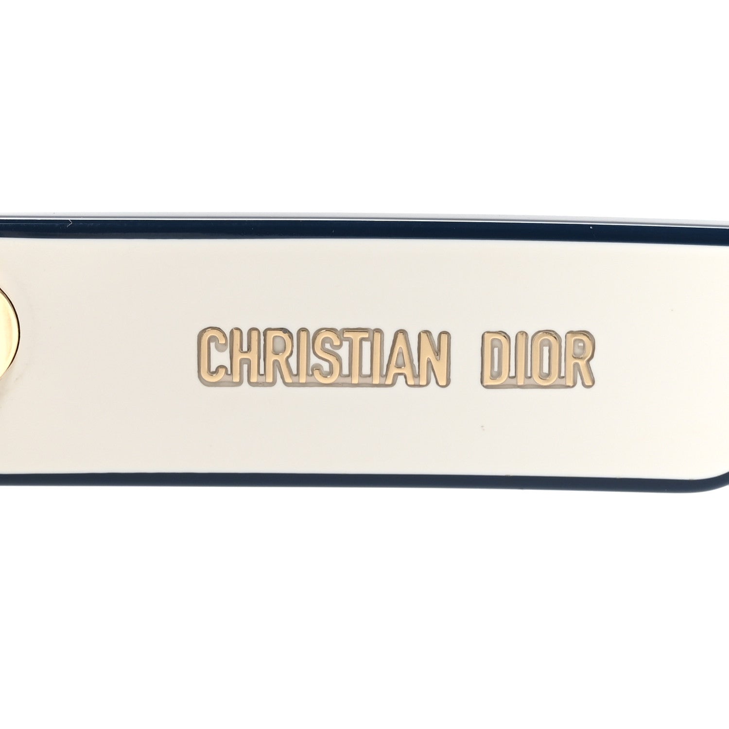 Dior Square Sunglasses — White