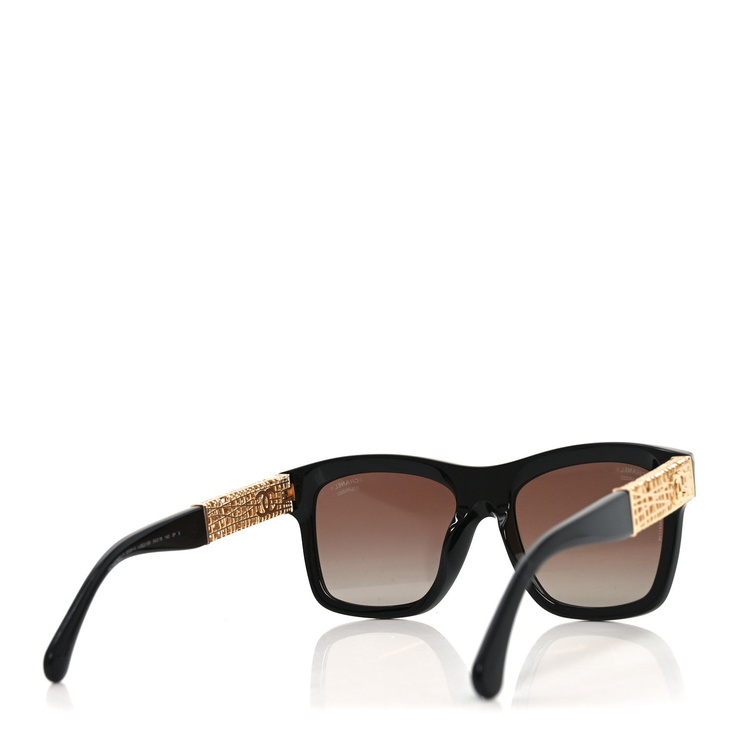 Chanel Square Sunglasses — Black 5533-A
