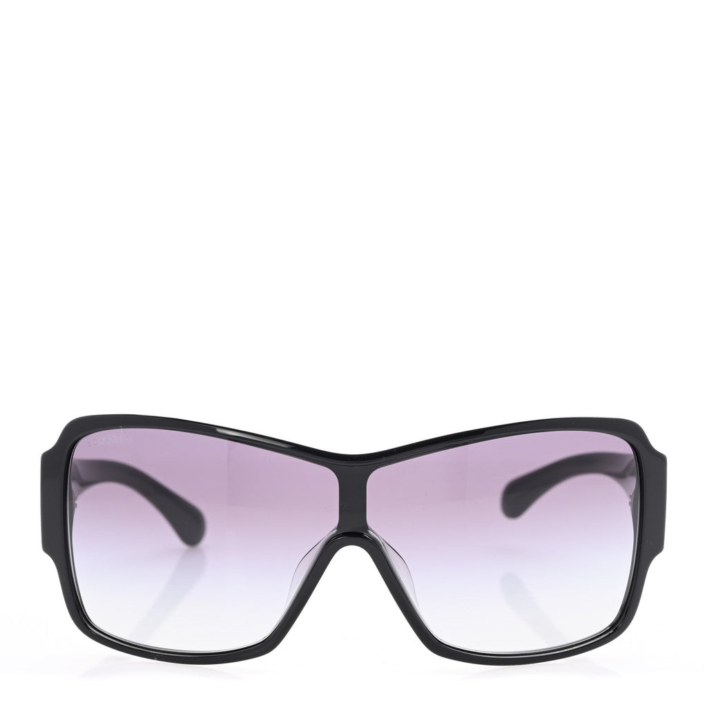 Chanel Shield Sunglasses — Black 5449-A