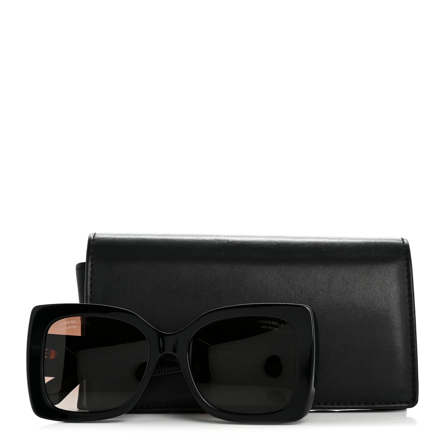 Chanel Square Sunglasses — Black 5494-A