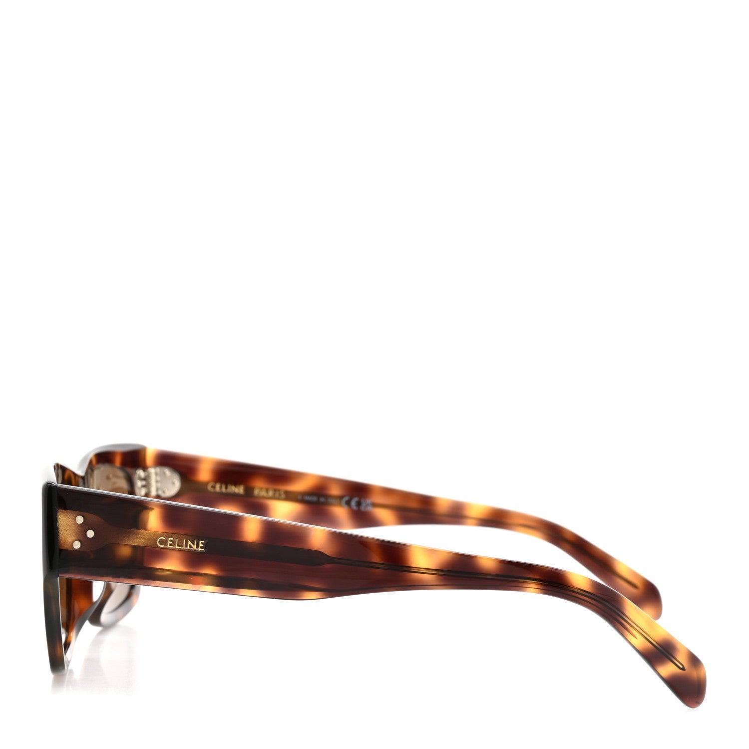 Celine Square Sunglasses — Havana