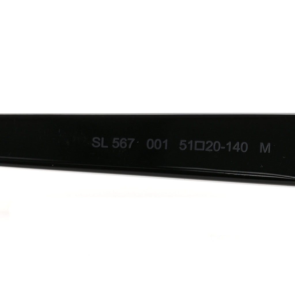Saint Laurent Oval Sunglasses — Black SL 567
