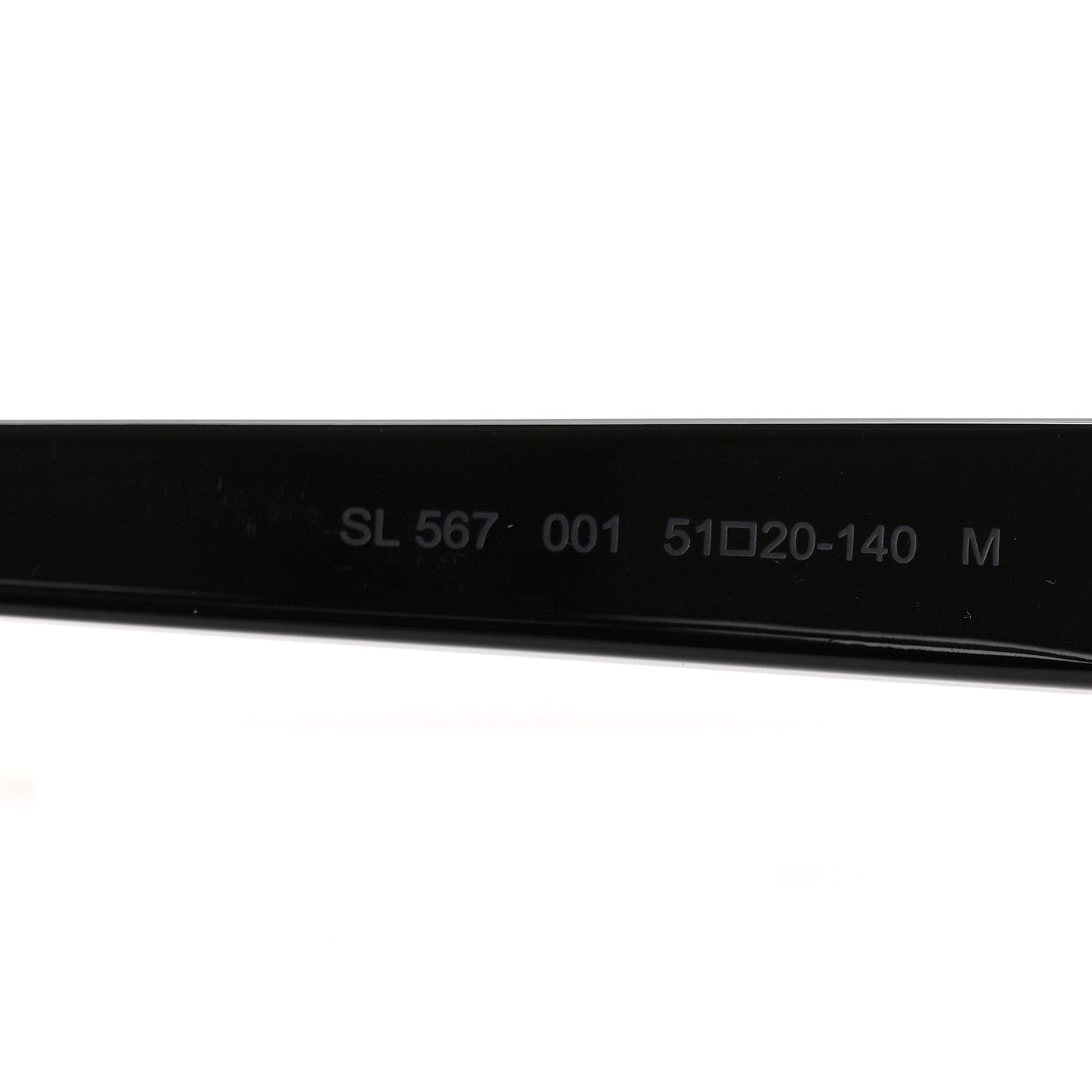 Saint Laurent Oval Sunglasses — Black SL 567