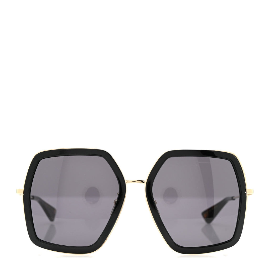Gucci Square Sunglasses — Black GG0106S