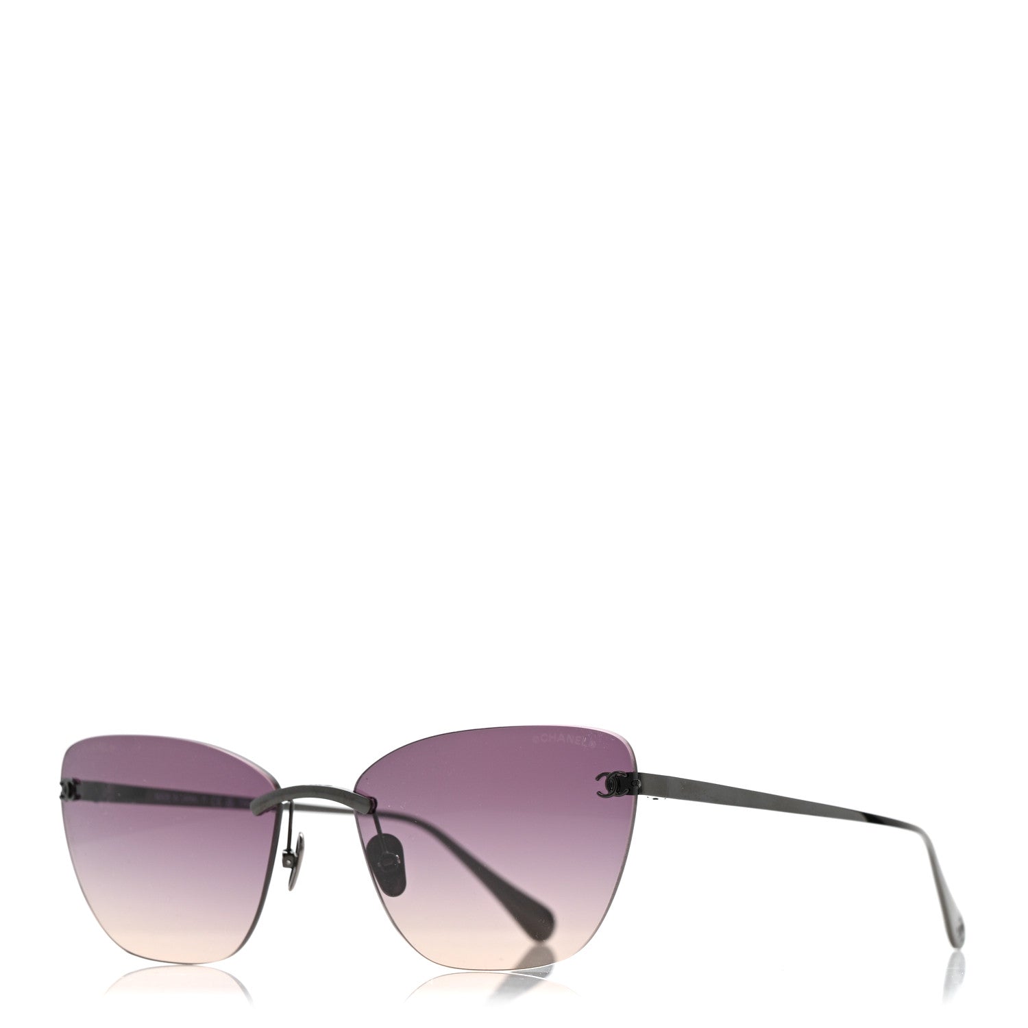 Chanel Cat-Eye Sunglasses — Black 4286-T