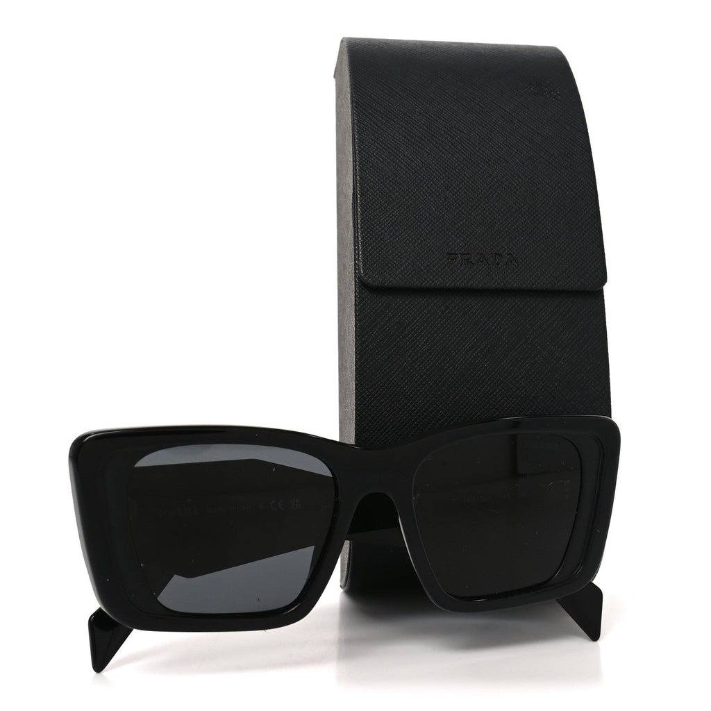Prada Geometric Sunglasses — Black SPR 08Y
