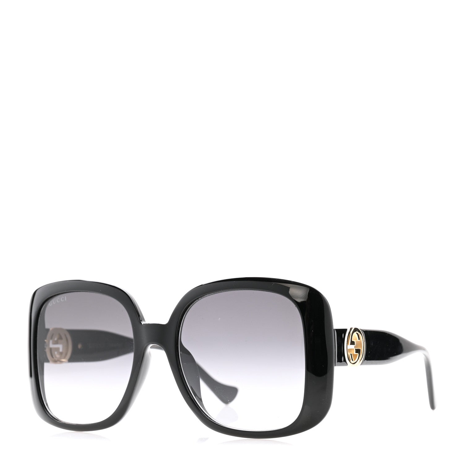 Gucci Square Sunglasses — Black