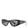 Miu Miu Cat-Eye Sunglasses — Black SMU 06Y