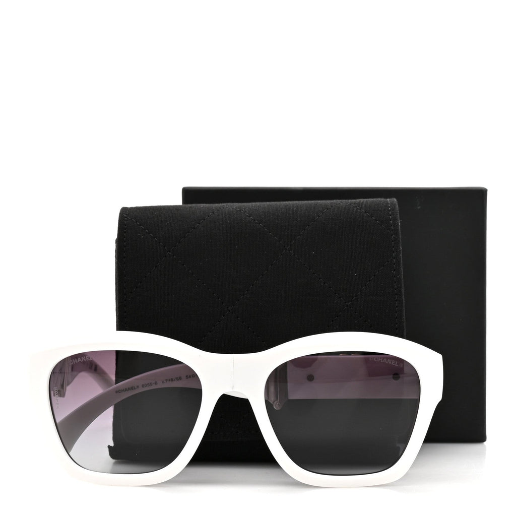 Chanel Square Sunglasses — Crystal 6055-B