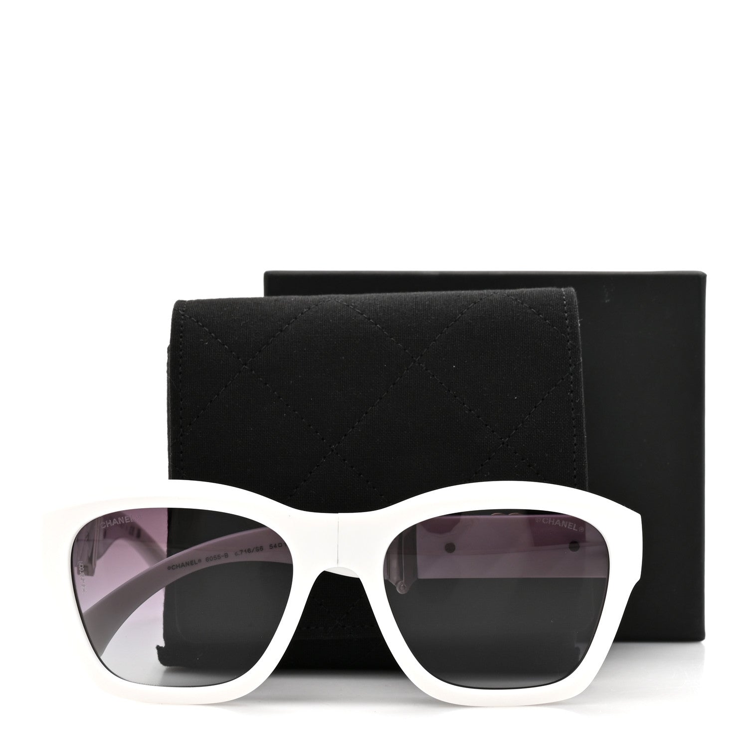 Chanel Square Sunglasses — Crystal 6055-B