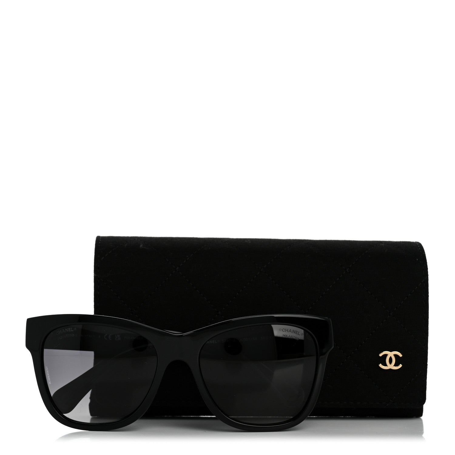 Chanel Cat-Eye Sunglasses — Black 5380-A