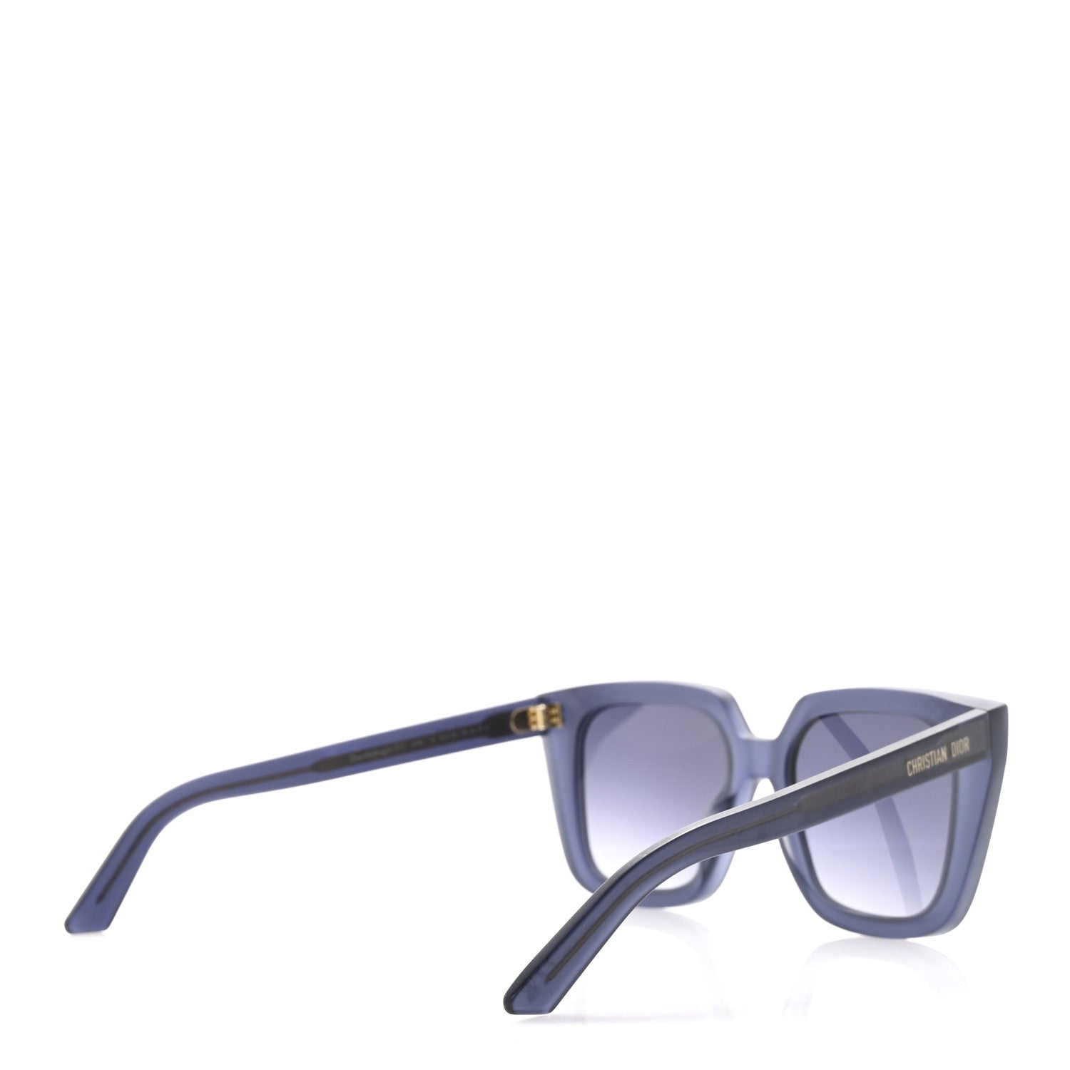 Dior Square Sunglasses — Blue