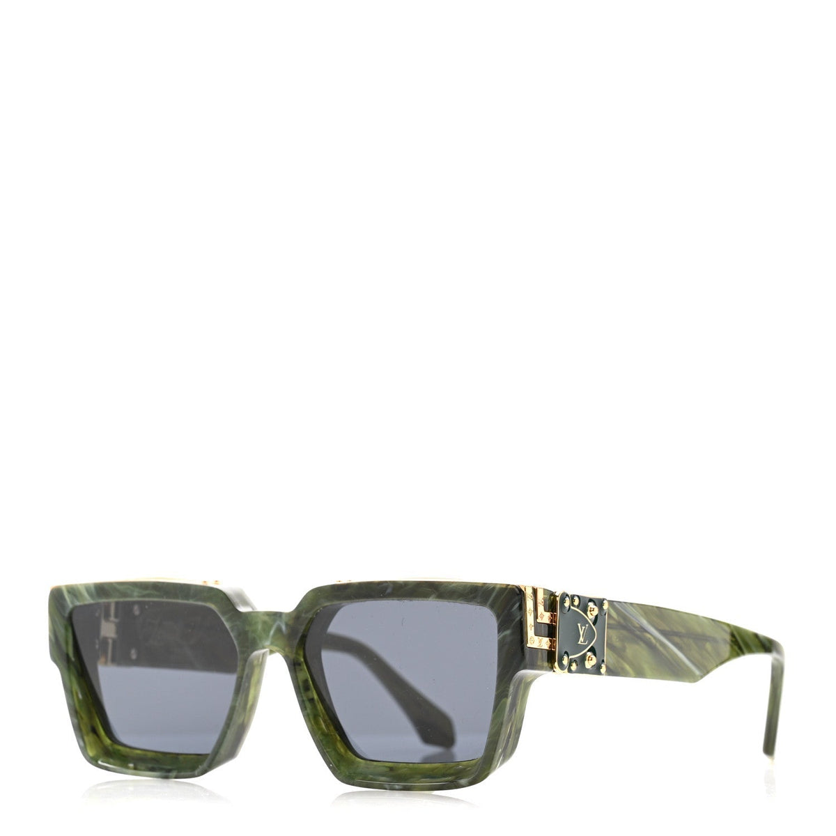 Louis Vuitton Square Sunglasses — Green Z1167E