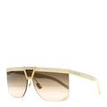 Saint Laurent Mask Sunglasses — White SL 537