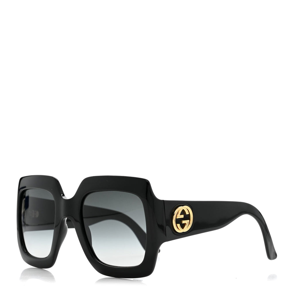 Gucci Square Sunglasses — Black GG0141S