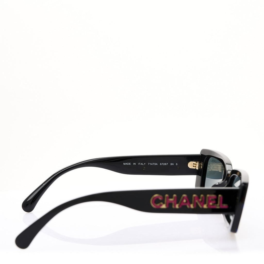 Chanel Square Sunglasses — Black