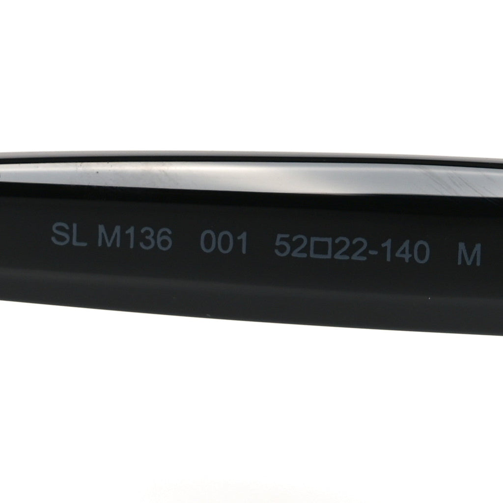 Saint Laurent Oval Sunglasses — Black