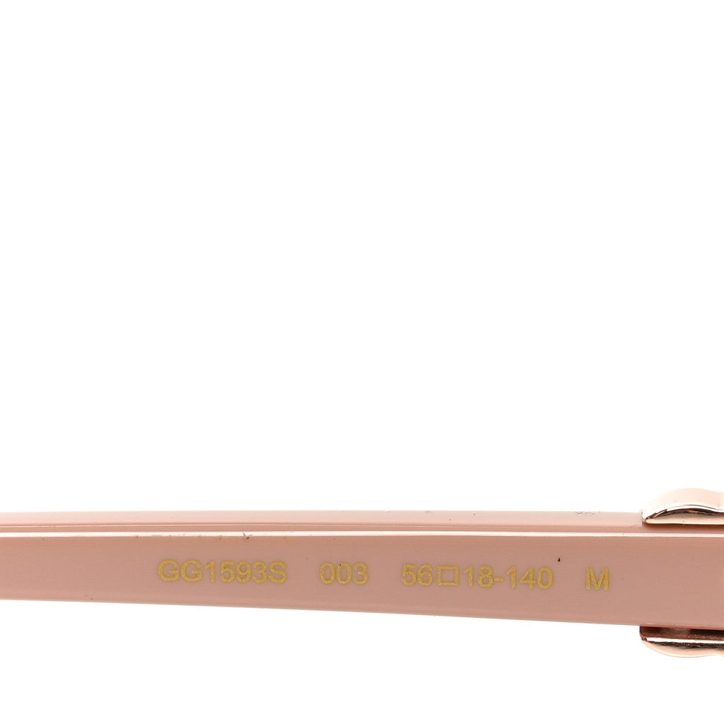 Gucci Square Sunglasses — Rose Gold GG1593S