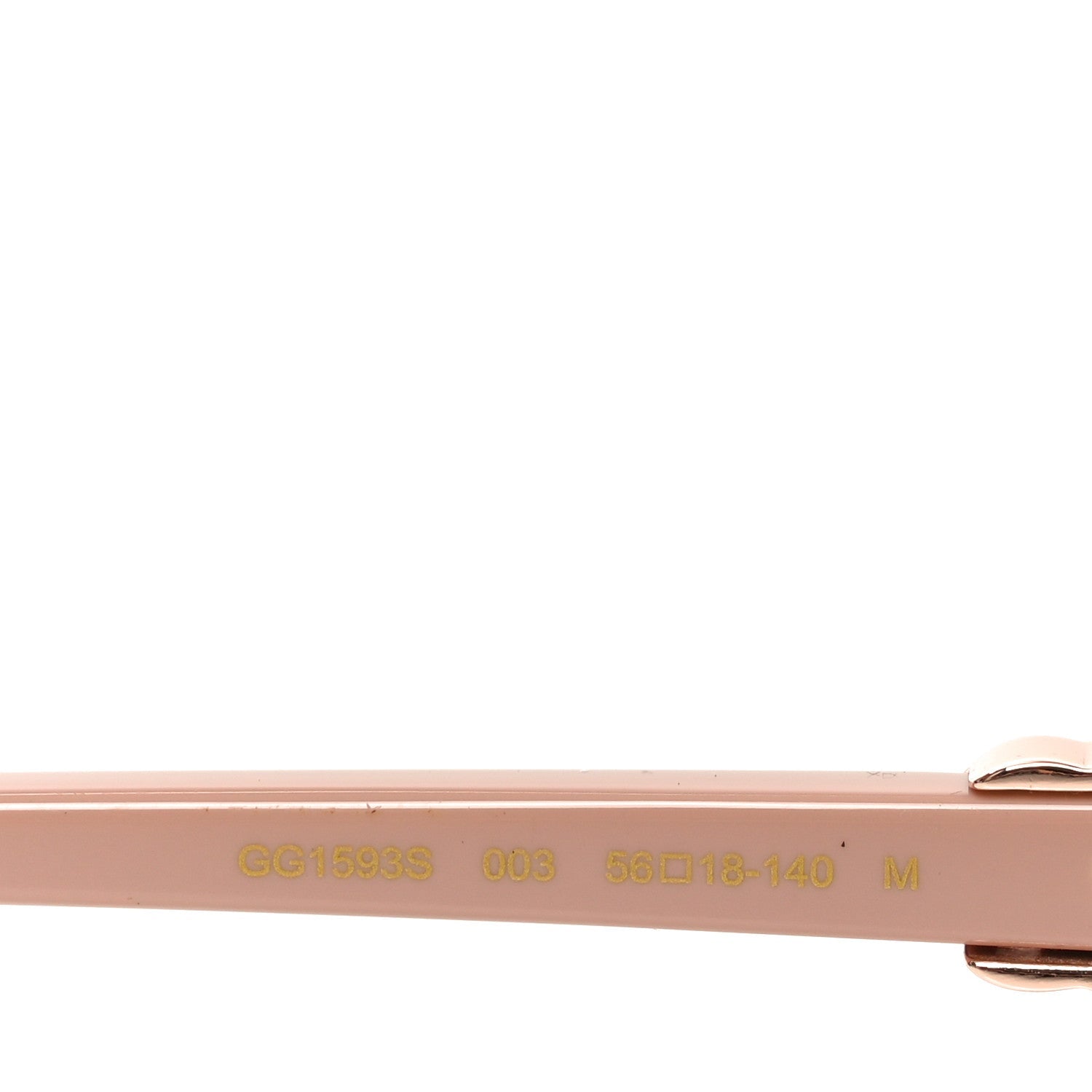 Gucci Square Sunglasses — Rose Gold GG1593S