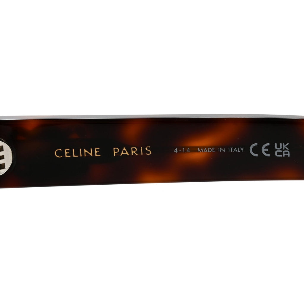 Celine Oval Sunglasses — Havana