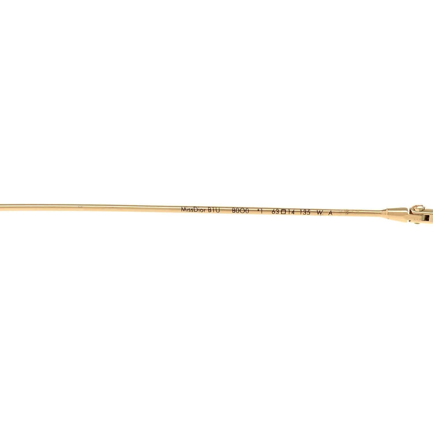 Dior Cat-Eye Sunglasses — Gold